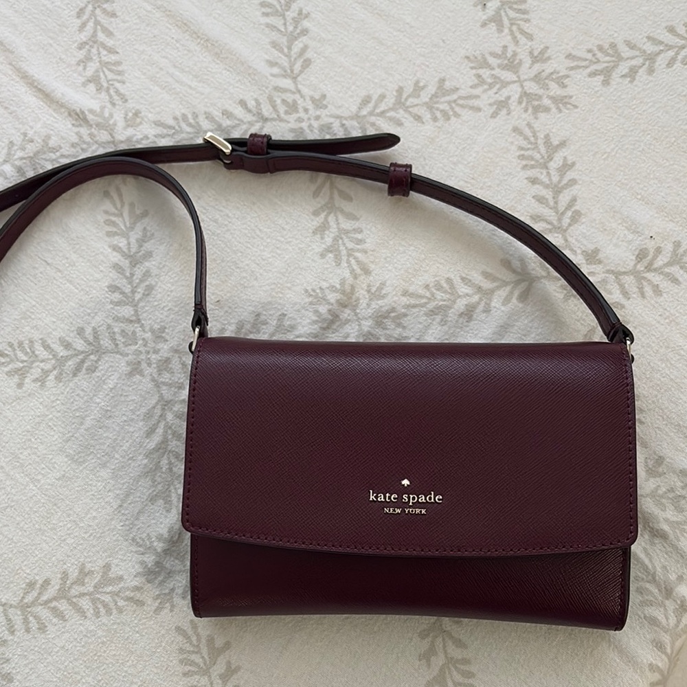 Kate Spade Burgundy Crossbody Bag